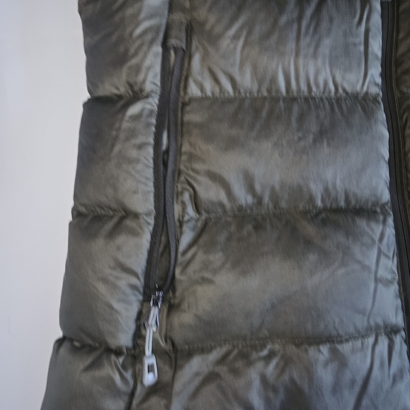 REI Coop Puffer Vest Women's Large Green Softshell Pertex Quantum Down Primaloft - Picture 7 of 10